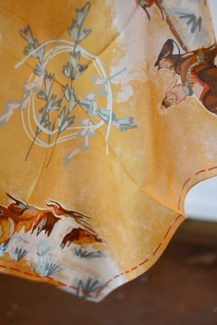 Open Range Cowgirl Silk Scarf