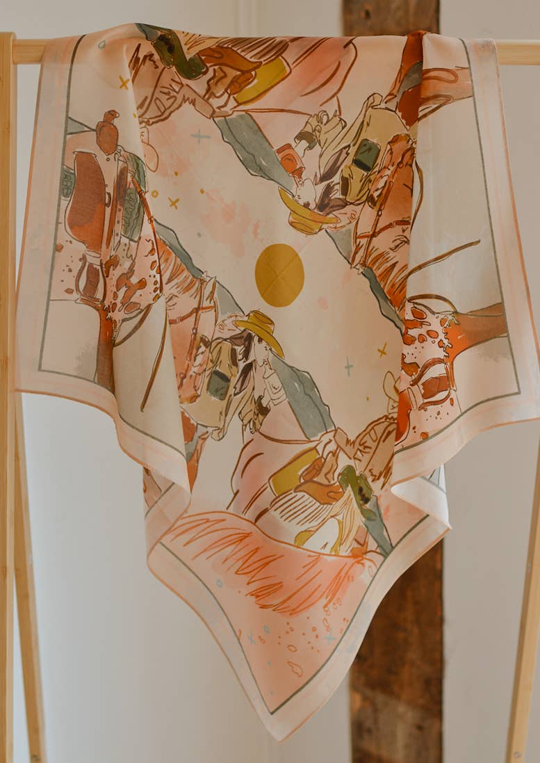 September Ride Silk Scarf