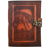Leather Vintage Horse Journal