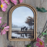 Horses at Daybreak Art
