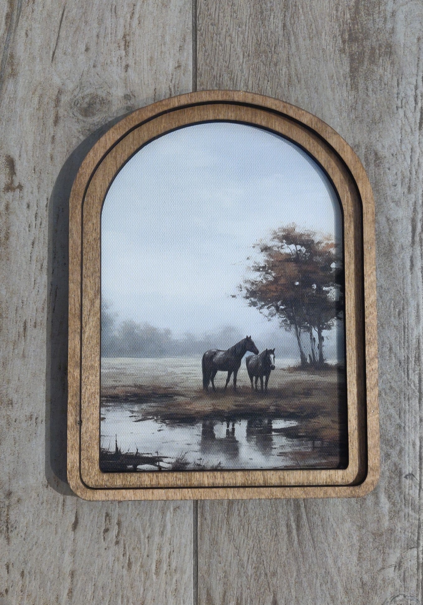 Horses at Daybreak Art