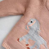 Gwenny Horse Sweater (Blush Pink)