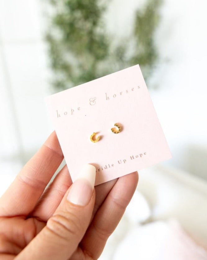Mini Horseshoe Earrings