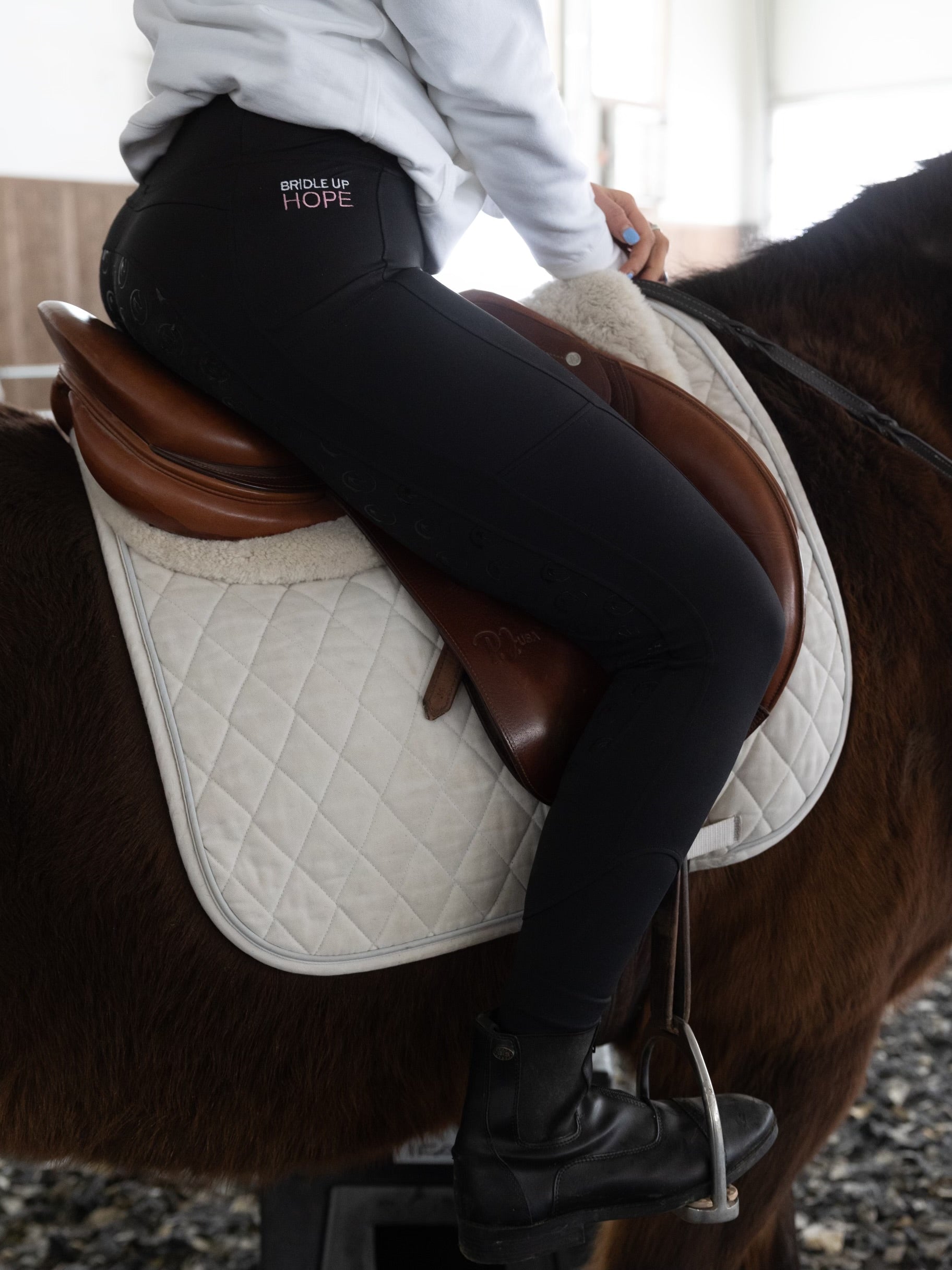 Lucky Horseshoe Riding Leggings