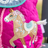 Suzie Pony Quilted Backpack