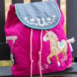 Suzie Pony Quilted Backpack
