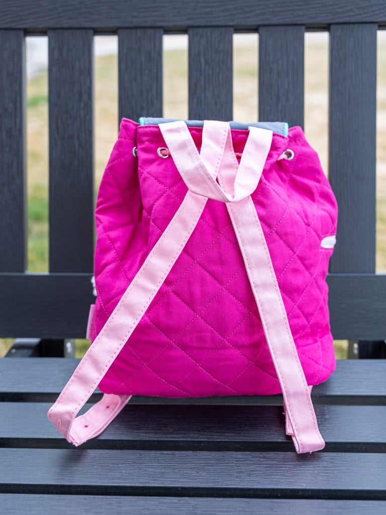 Suzie Pony Quilted Backpack