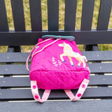 Suzie Pony Quilted Backpack