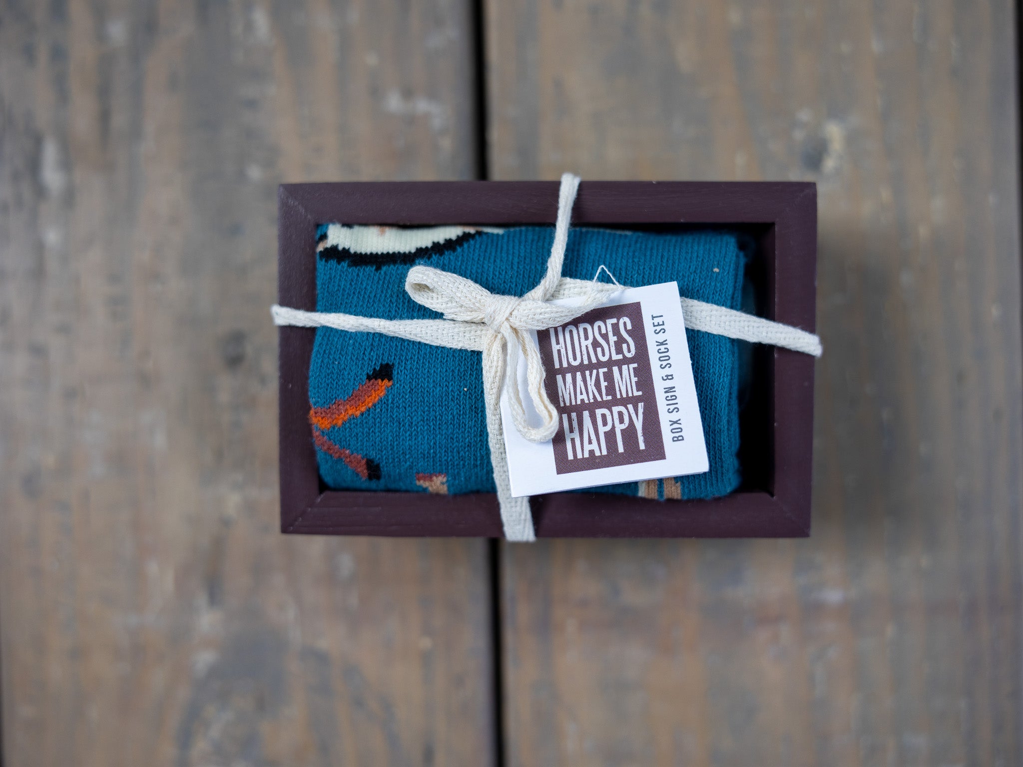 Horses Make Me Happy Gift Set