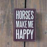 Horses Make Me Happy Gift Set