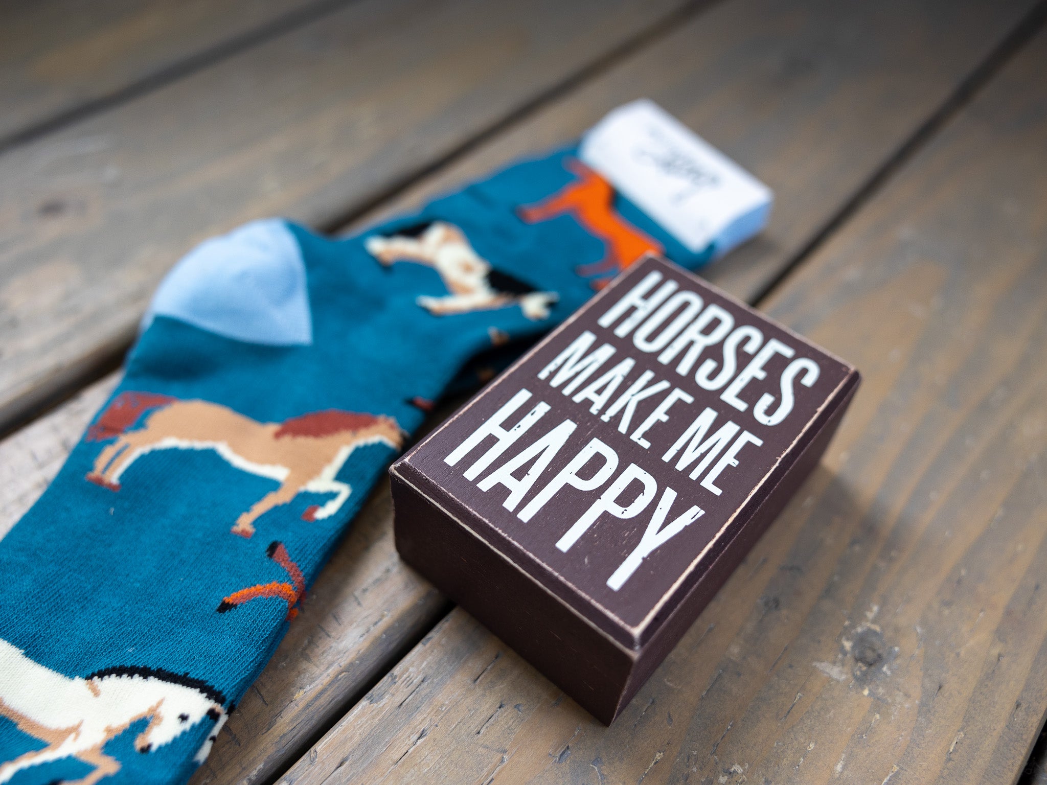 Horses Make Me Happy Gift Set