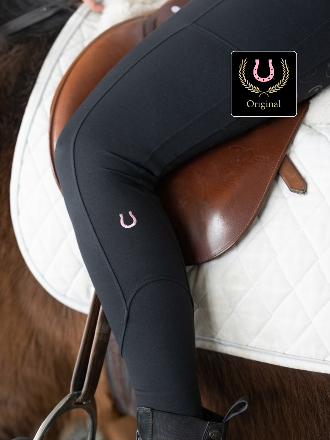 Lucky Horseshoe Riding Leggings