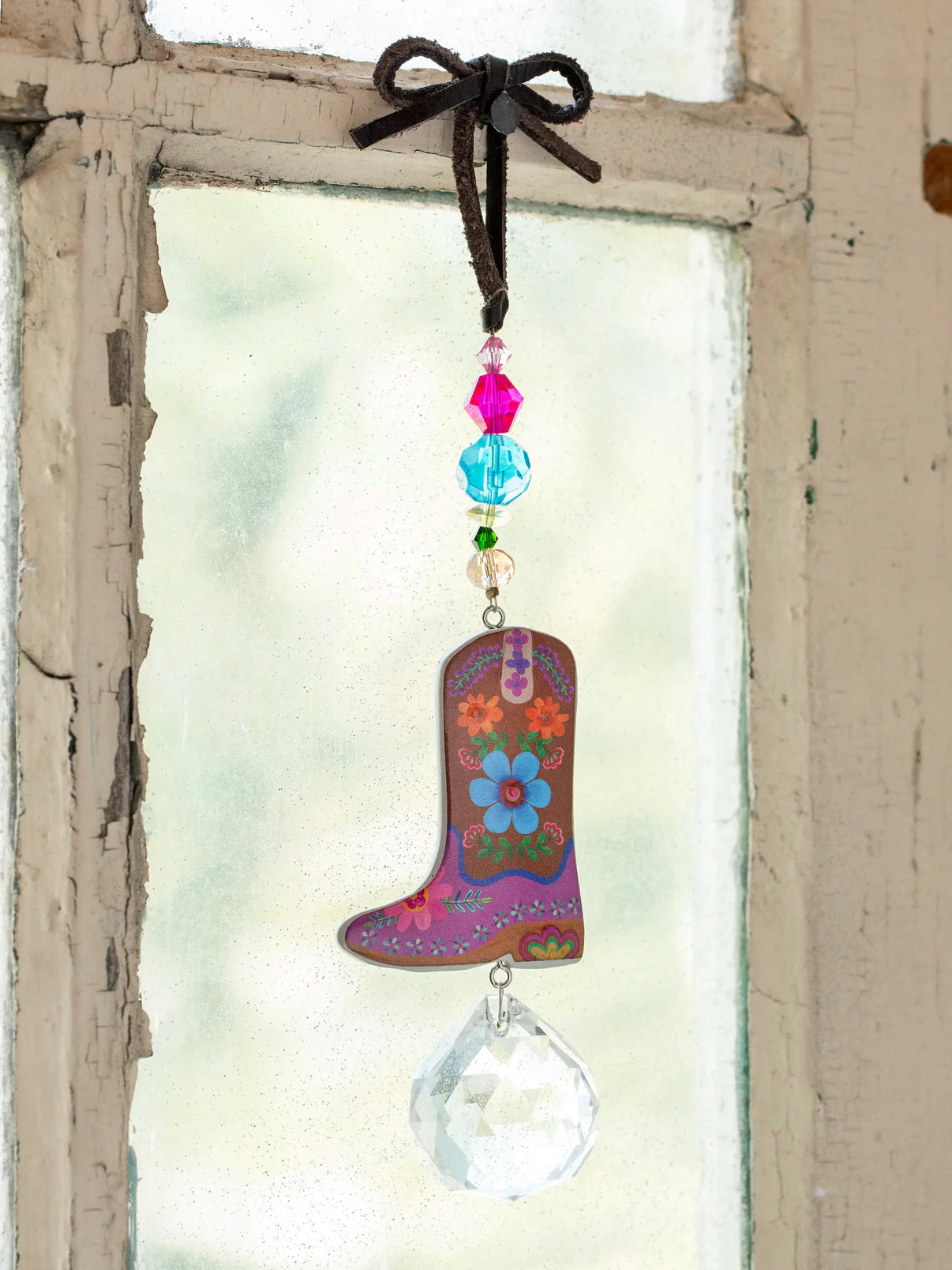 sun catcher boot charm