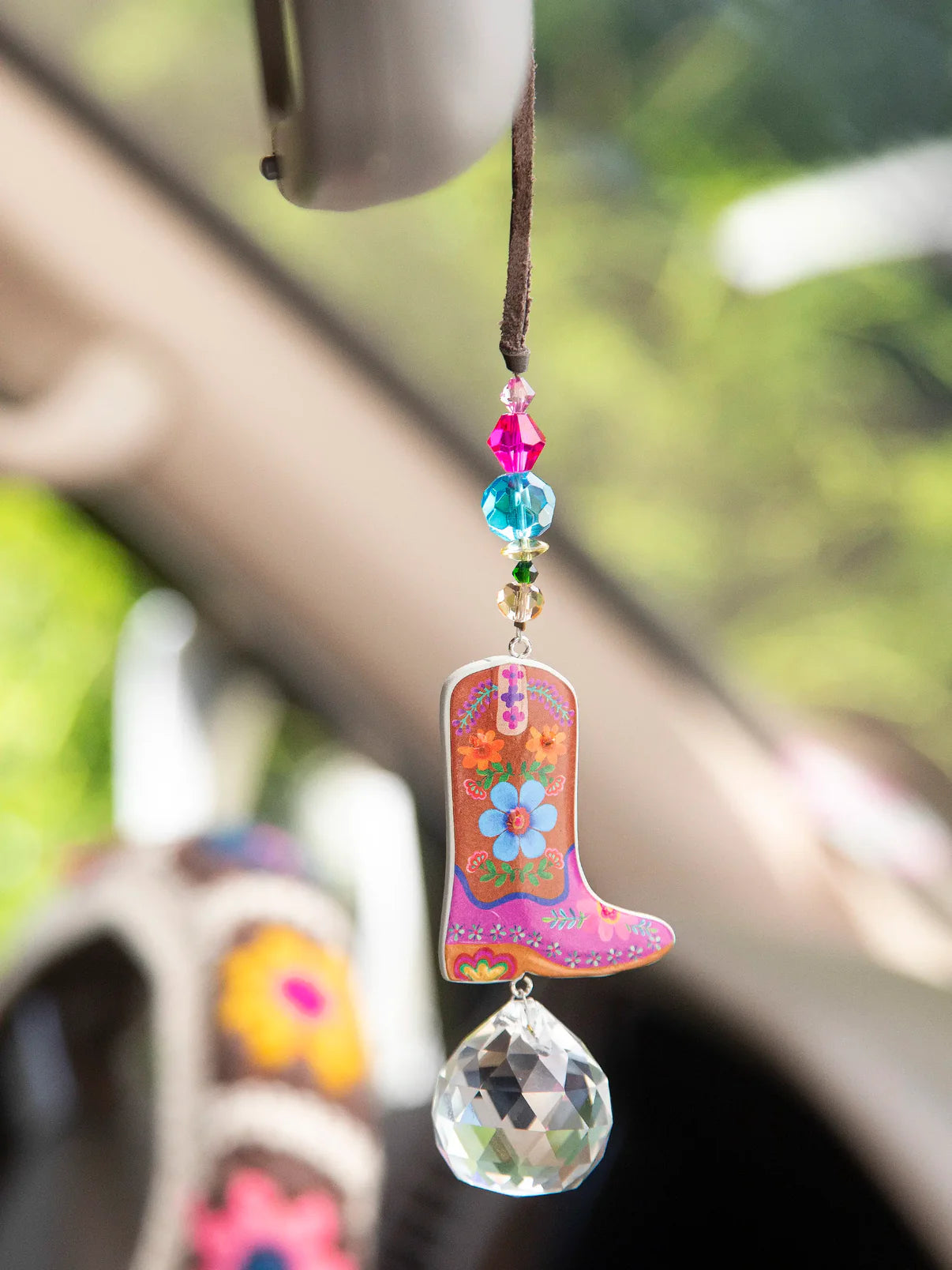 sun catcher boot charm
