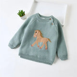 Gwenny Horse Sweater (Seafoam) 6