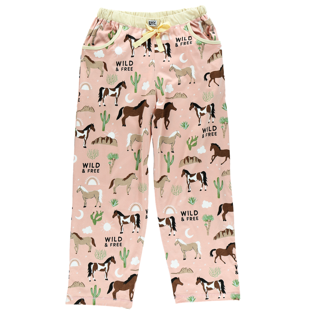 Wild & Free Horse Pajama Bottoms
