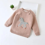 Gwenny Horse Sweater (Blush Pink) 6