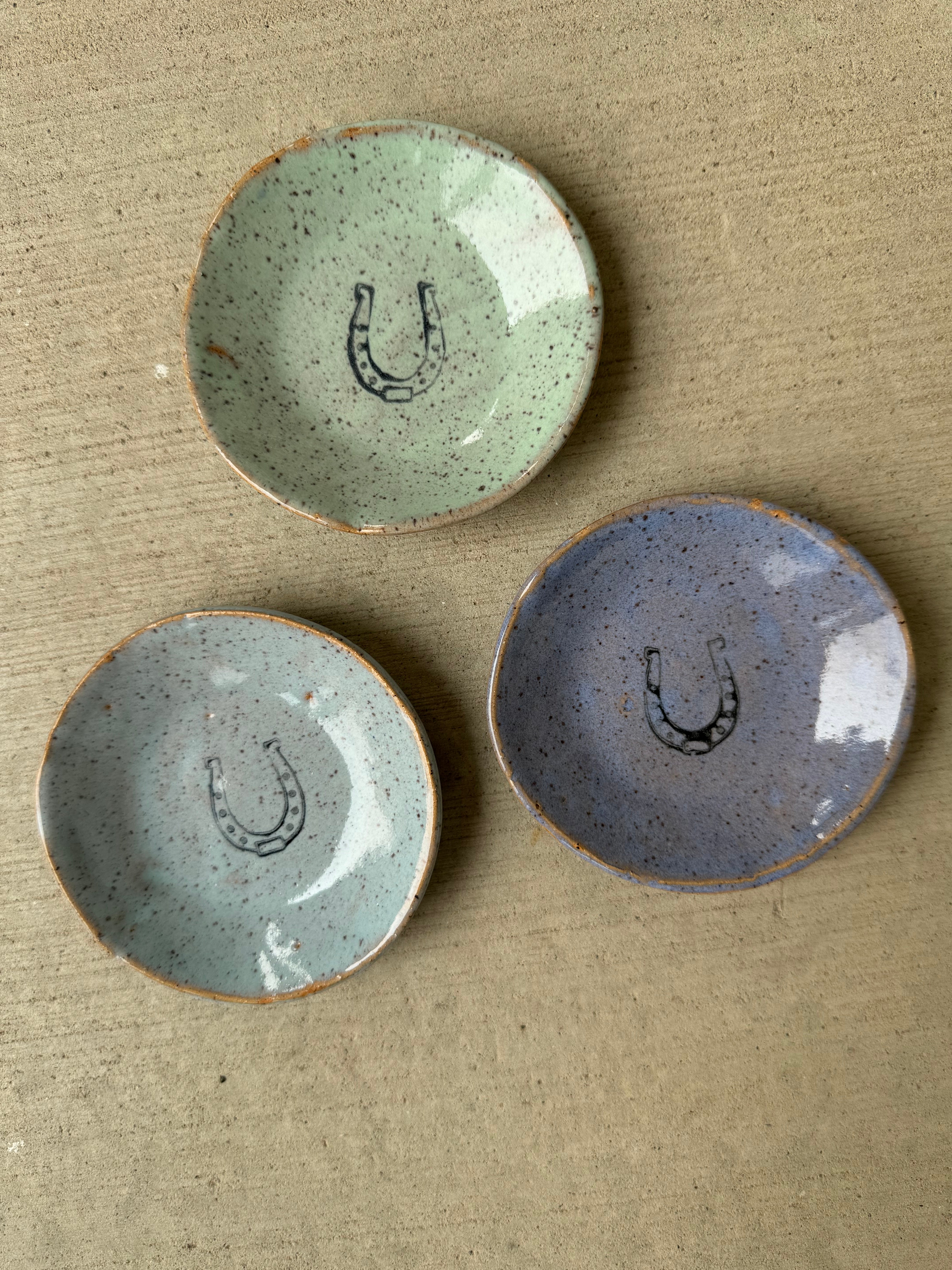 Handmade Horseshoe Ring Dish
