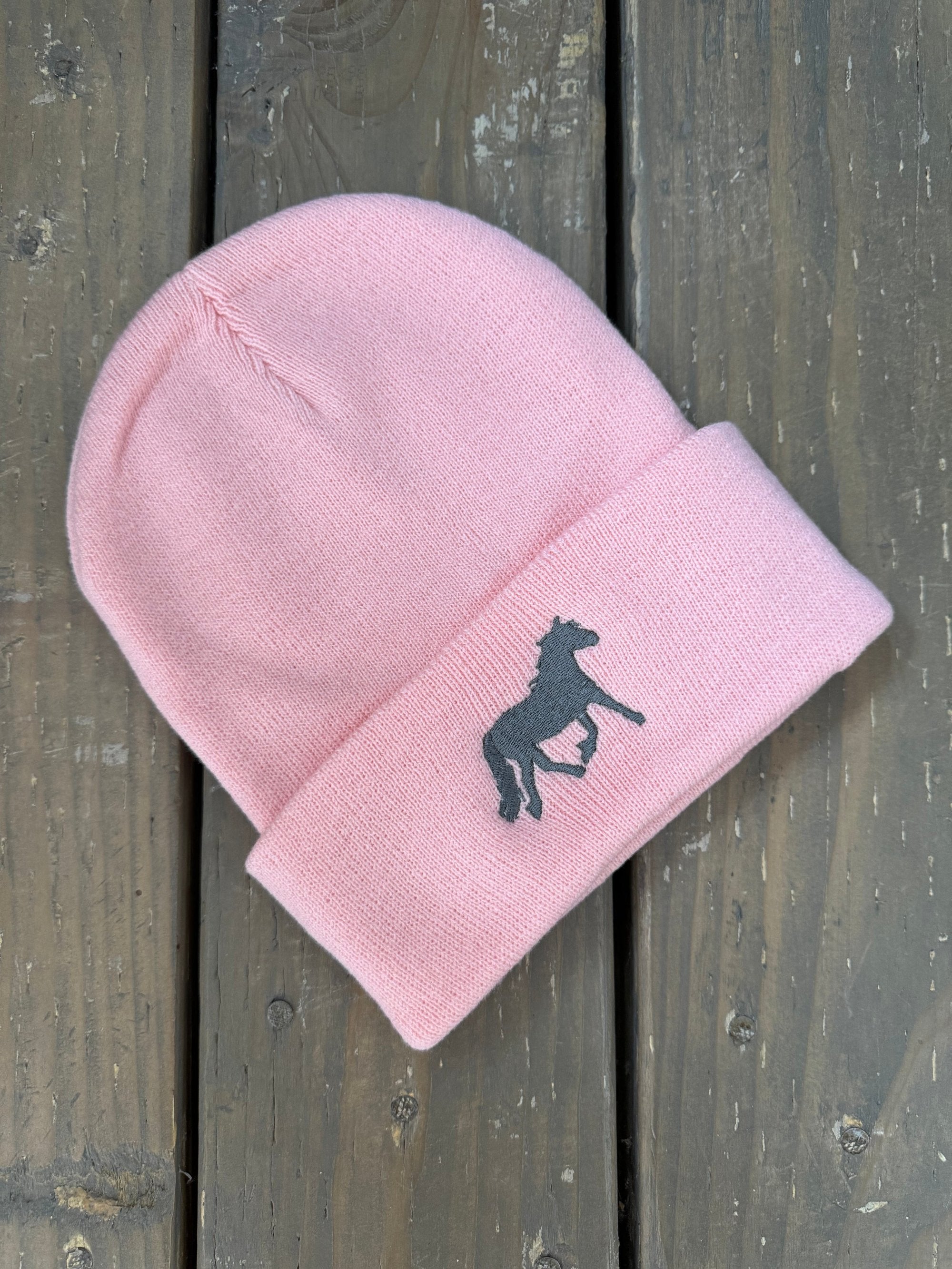 Pretty in Pink Horse Beanie