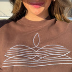 Boot-Stitch Sweatshirt (Cocoa)