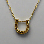 Lucky Horseshoe Necklace Gold