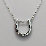 Lucky Horseshoe Necklace Silver