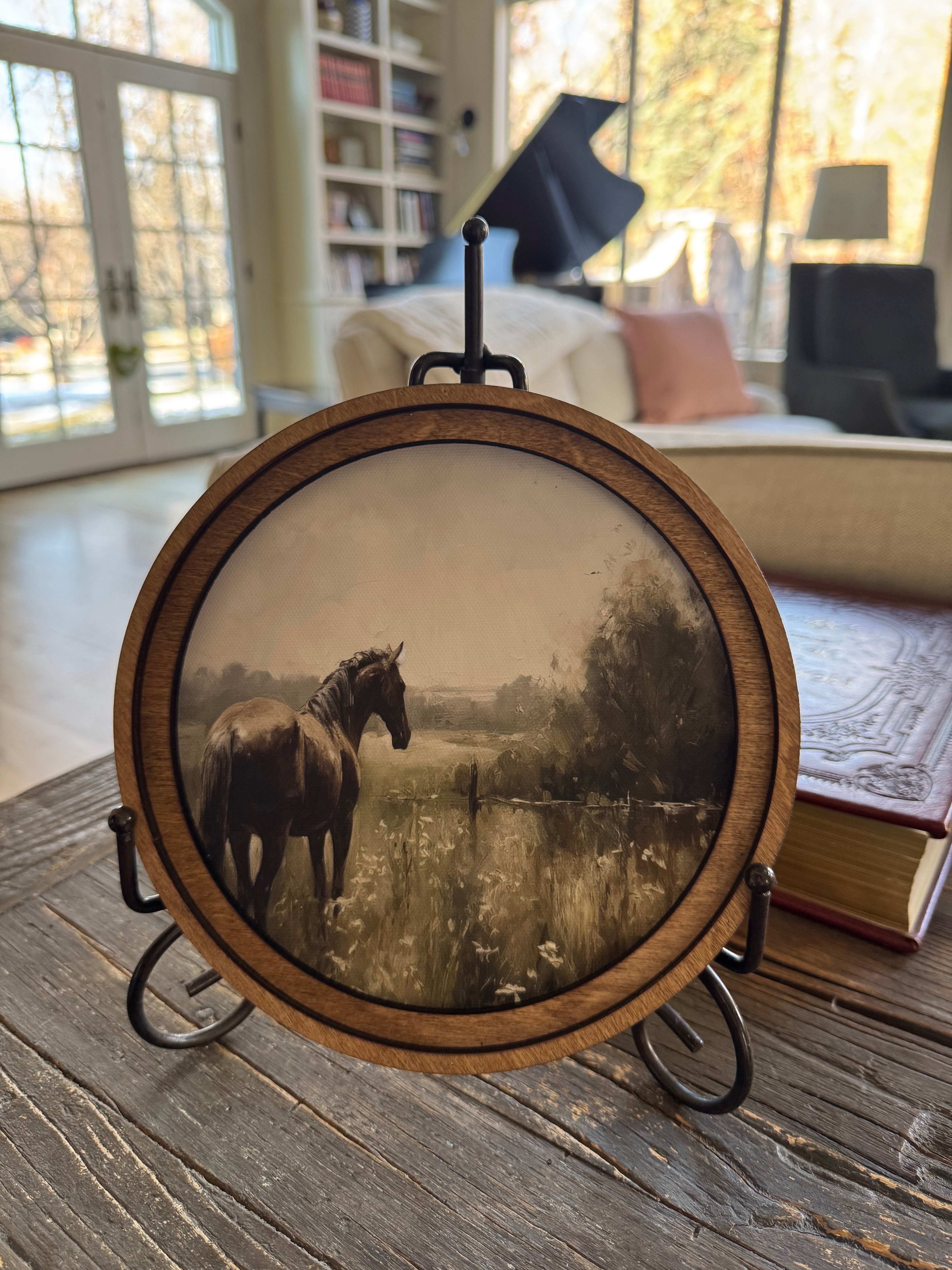 among the meadow art