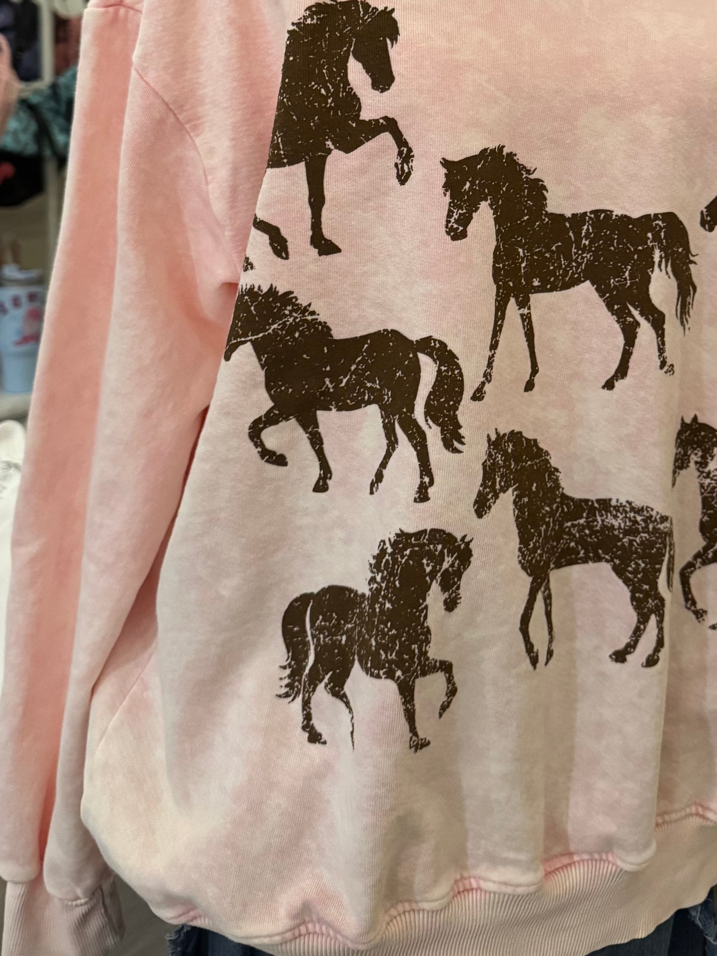 Rosy Horse Sweatshirt