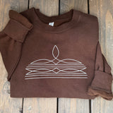 Boot-Stitch Sweatshirt (Cocoa)
