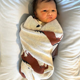 Horse Organic Knit Baby Blanket