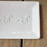 Horse Embossed Platter
