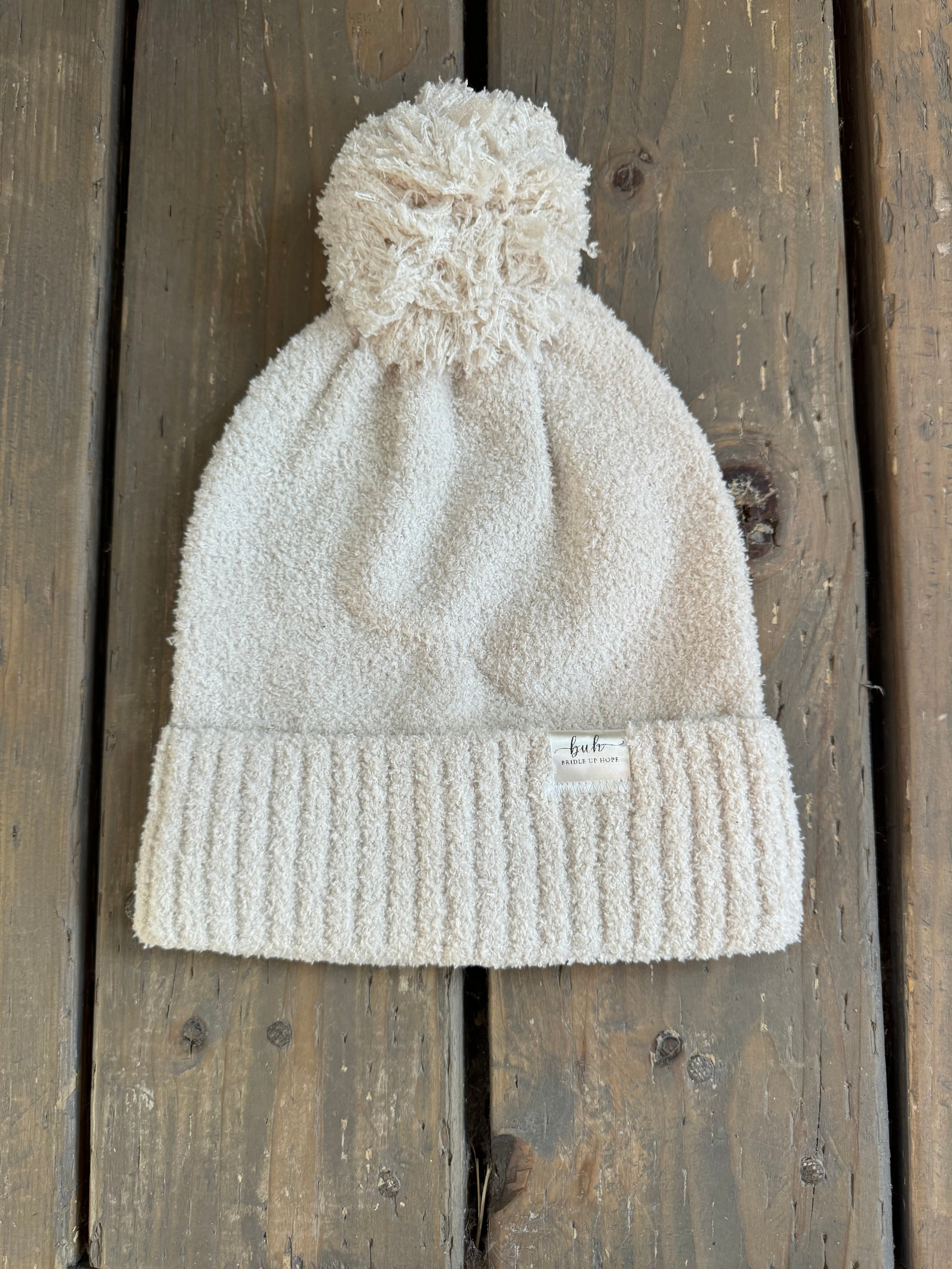 Hope Beanie in Boucle Knit