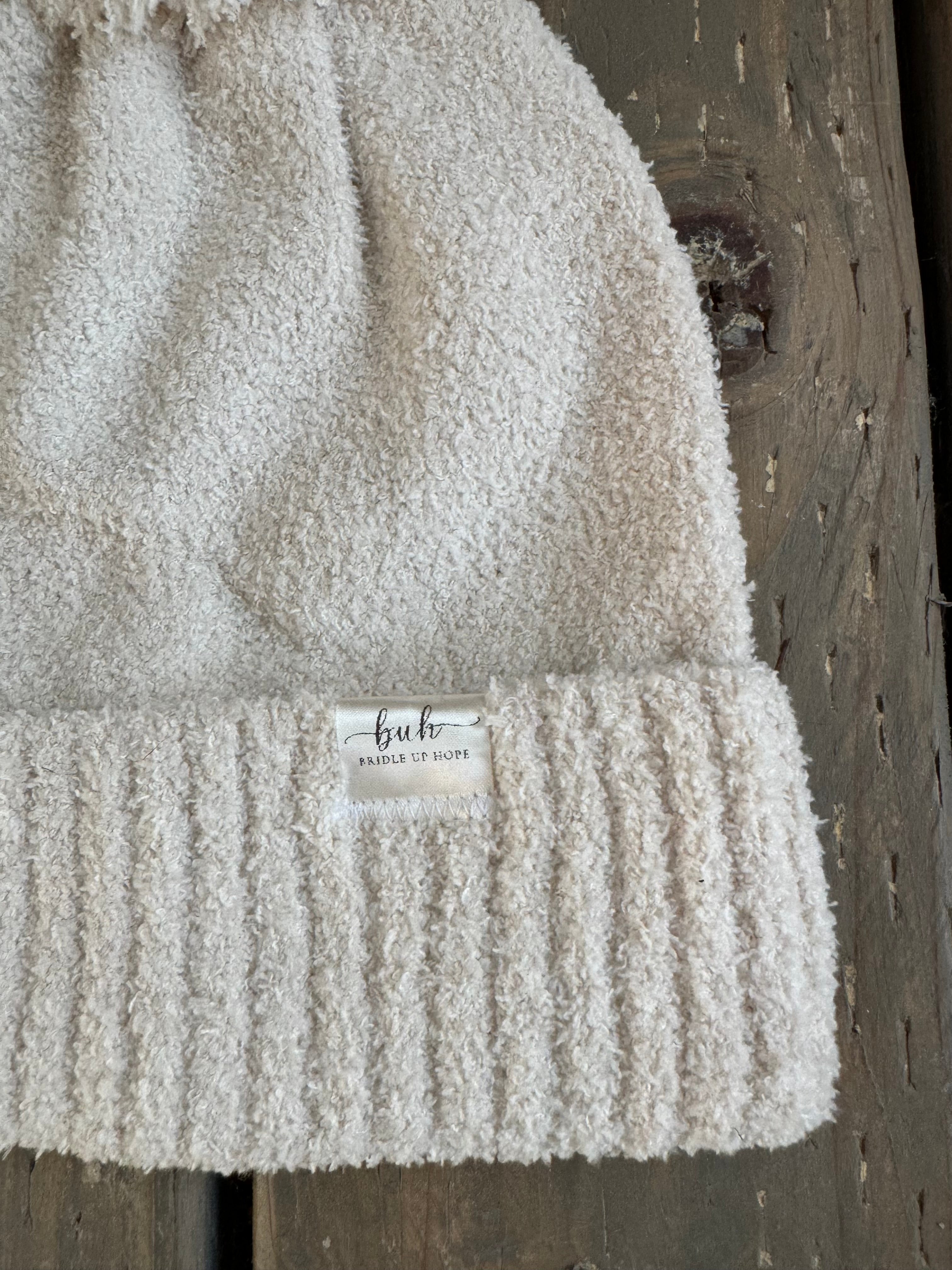 Hope Beanie in Boucle Knit