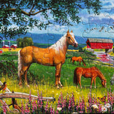 Grazing Horses Tray Puzzle (35pc)