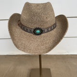 Cowgirl Turquoise Concho Hat