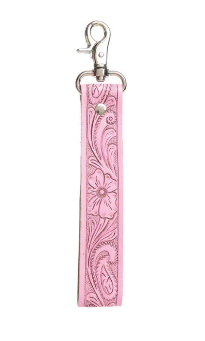 Pretty In Pink Cowgirl Keychain