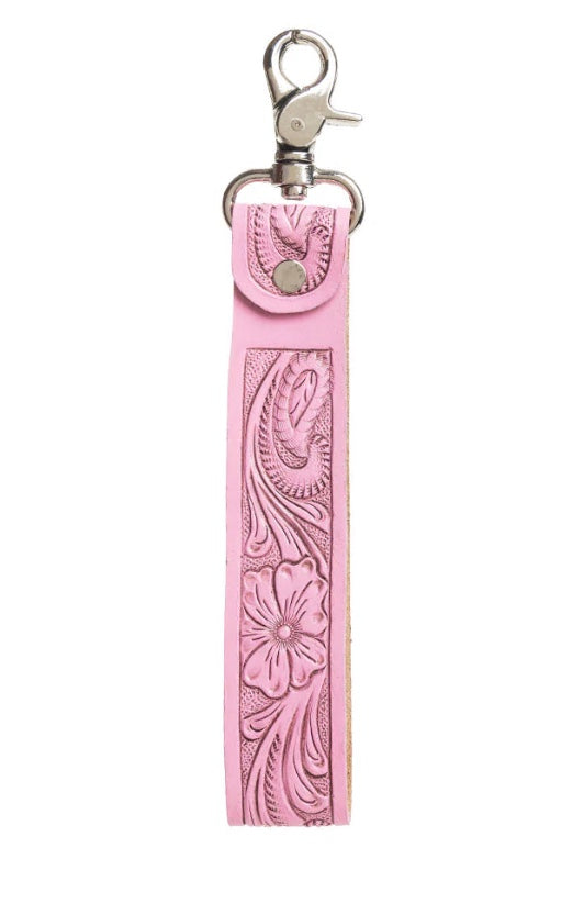 Pretty In Pink Cowgirl Keychain