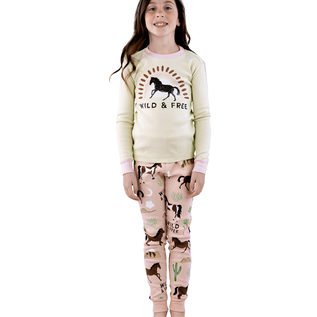Wild Horses Kid PJ Set