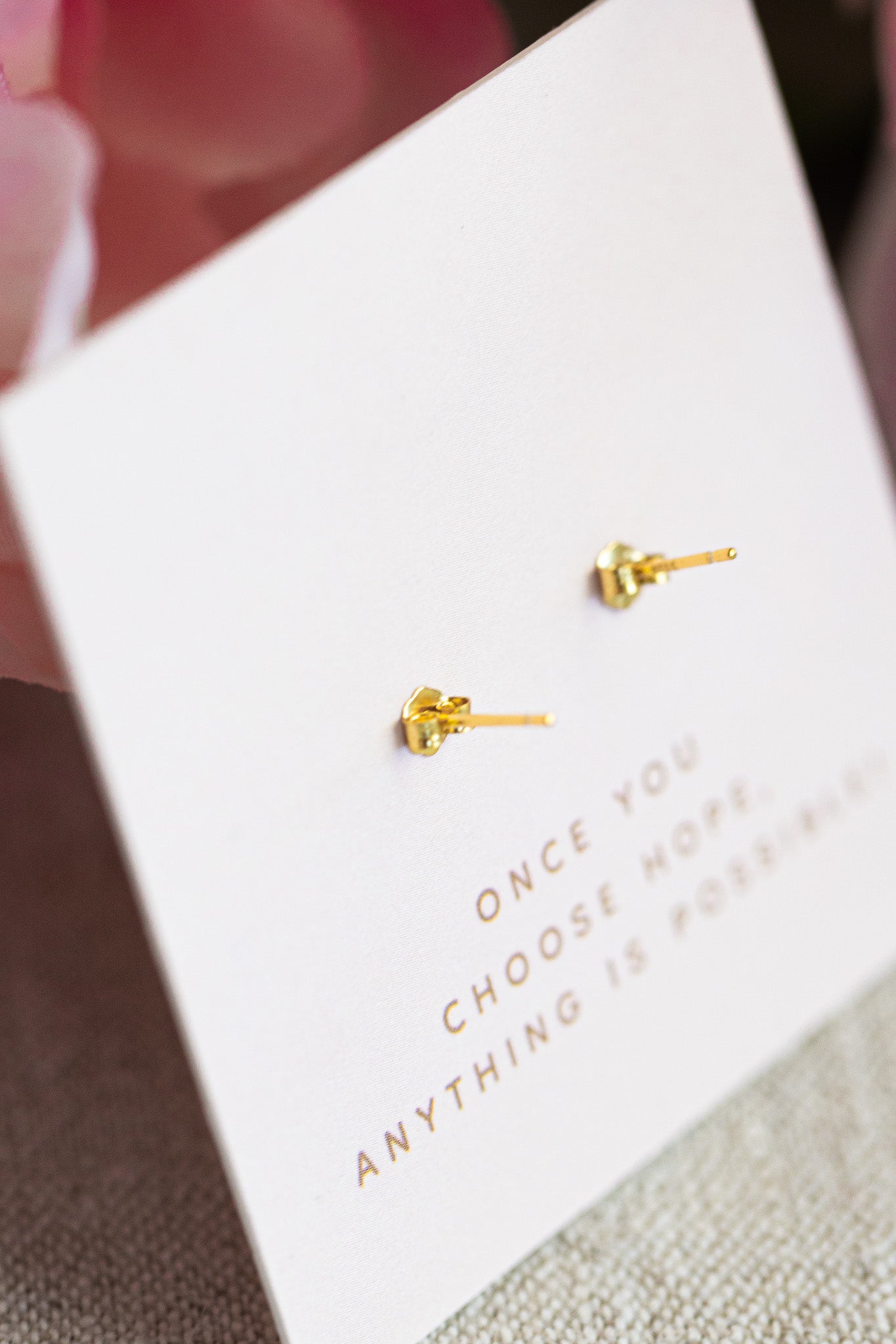 luxe horseshoe earrings
