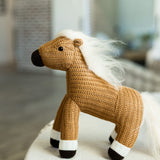 Palomino Handknit Hope Horsie
