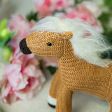 Palomino Handknit Hope Horsie