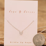 Tiny Horseshoe Necklace