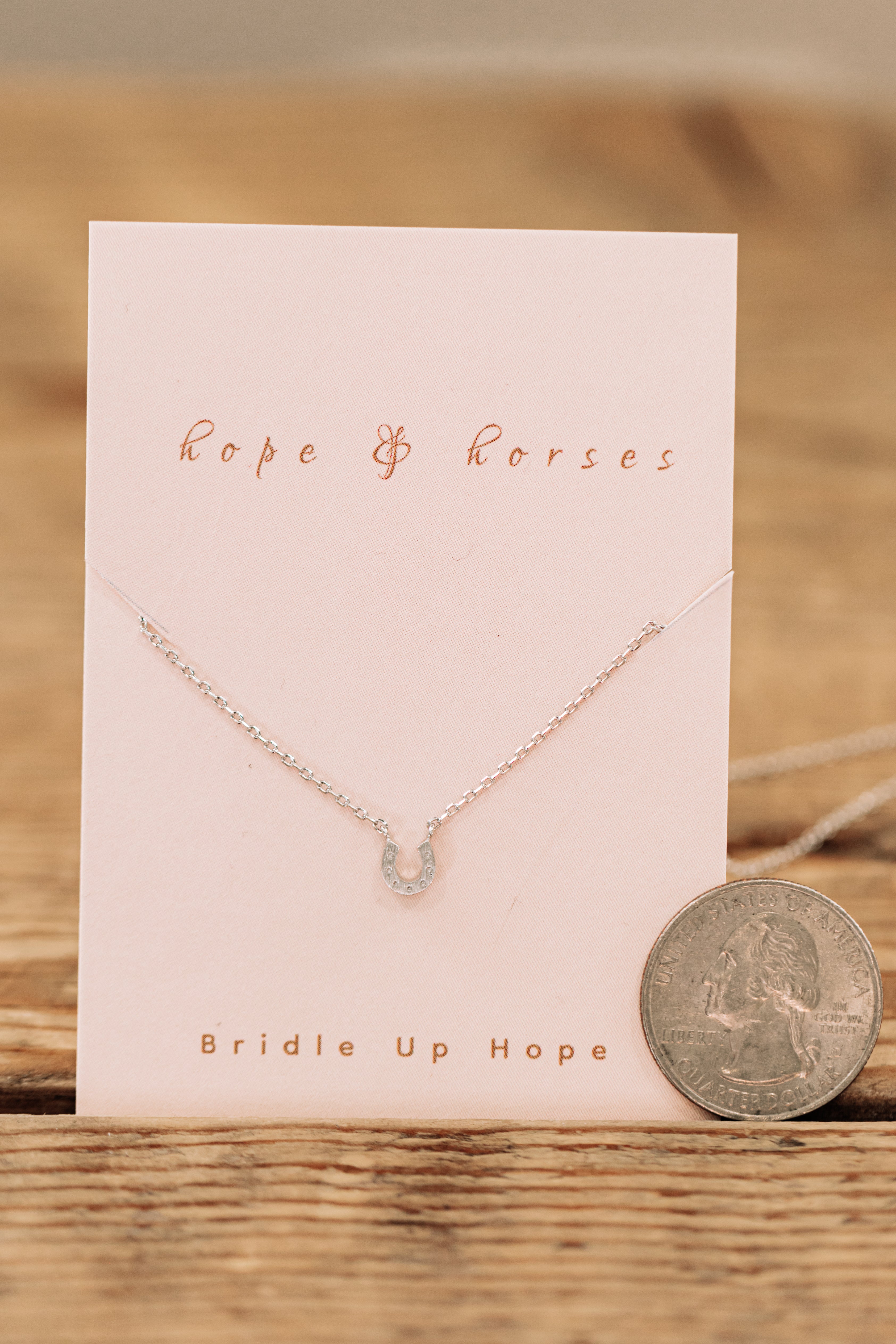 Tiny Horseshoe Necklace