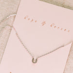 Tiny Horseshoe Necklace