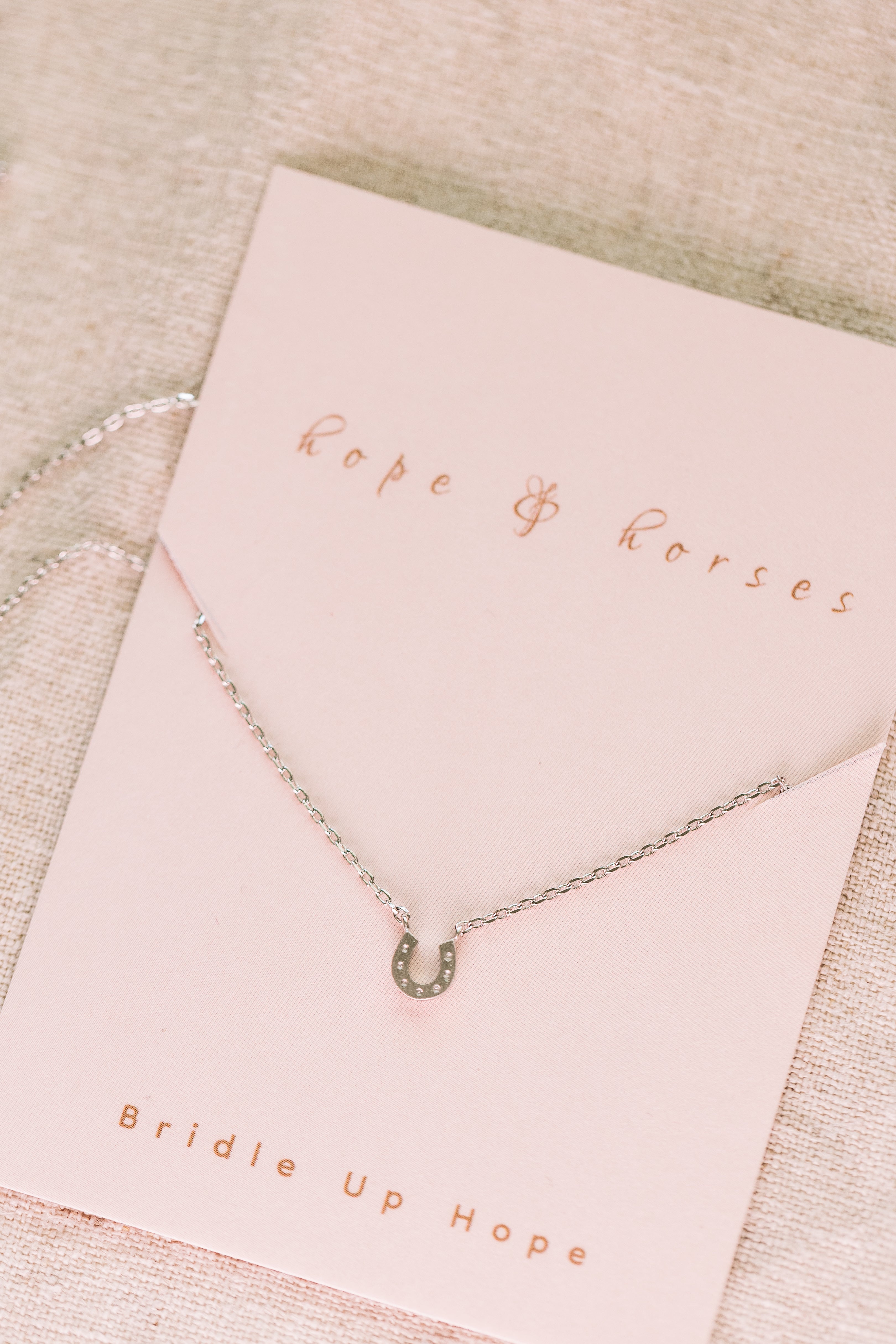 Tiny Horseshoe Necklace
