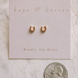 Mini Horseshoe Earrings