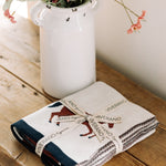 Horse Organic Knit Baby Blanket