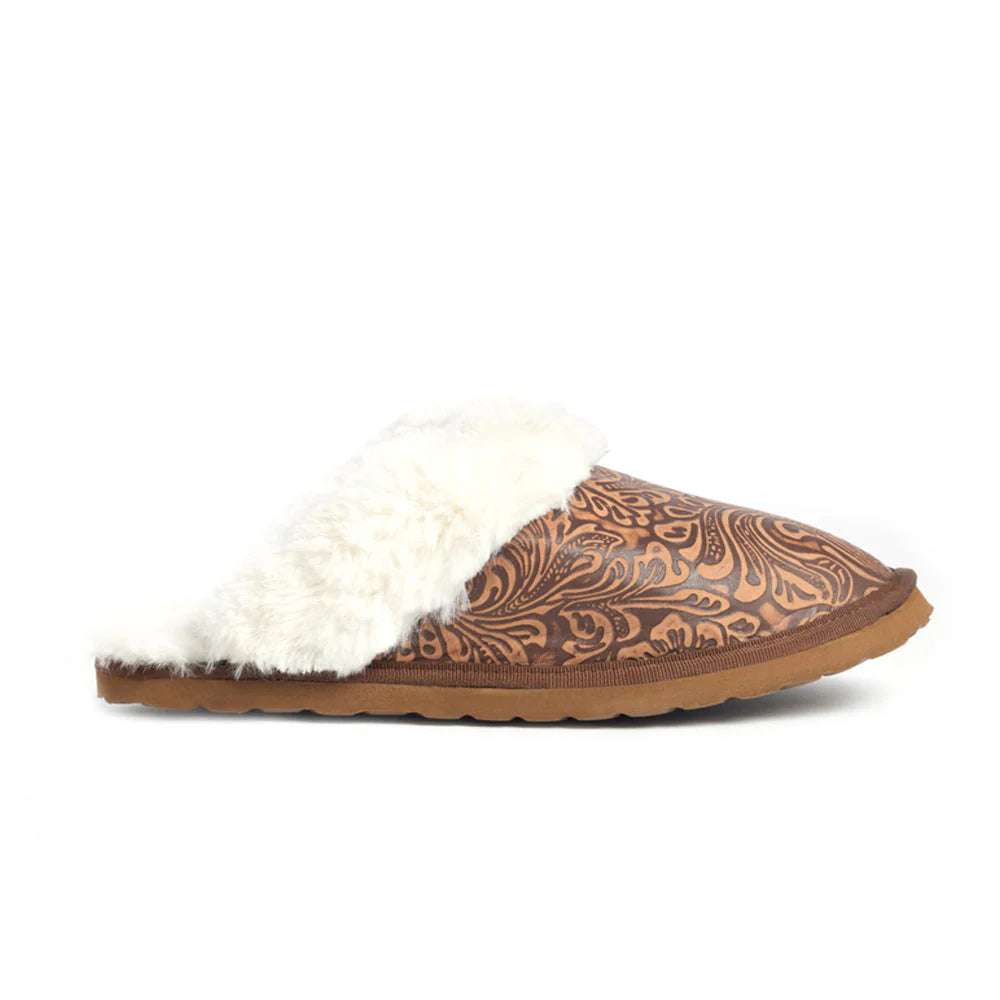 saddle & soul cozy leather slippers