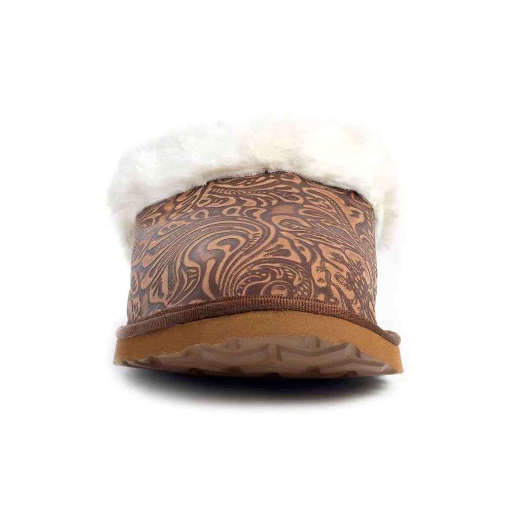 saddle & soul cozy leather slippers