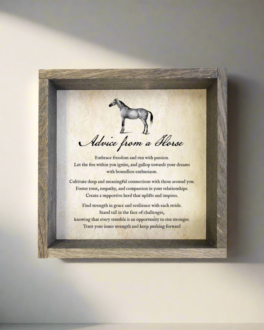 Advice From a Horse Art